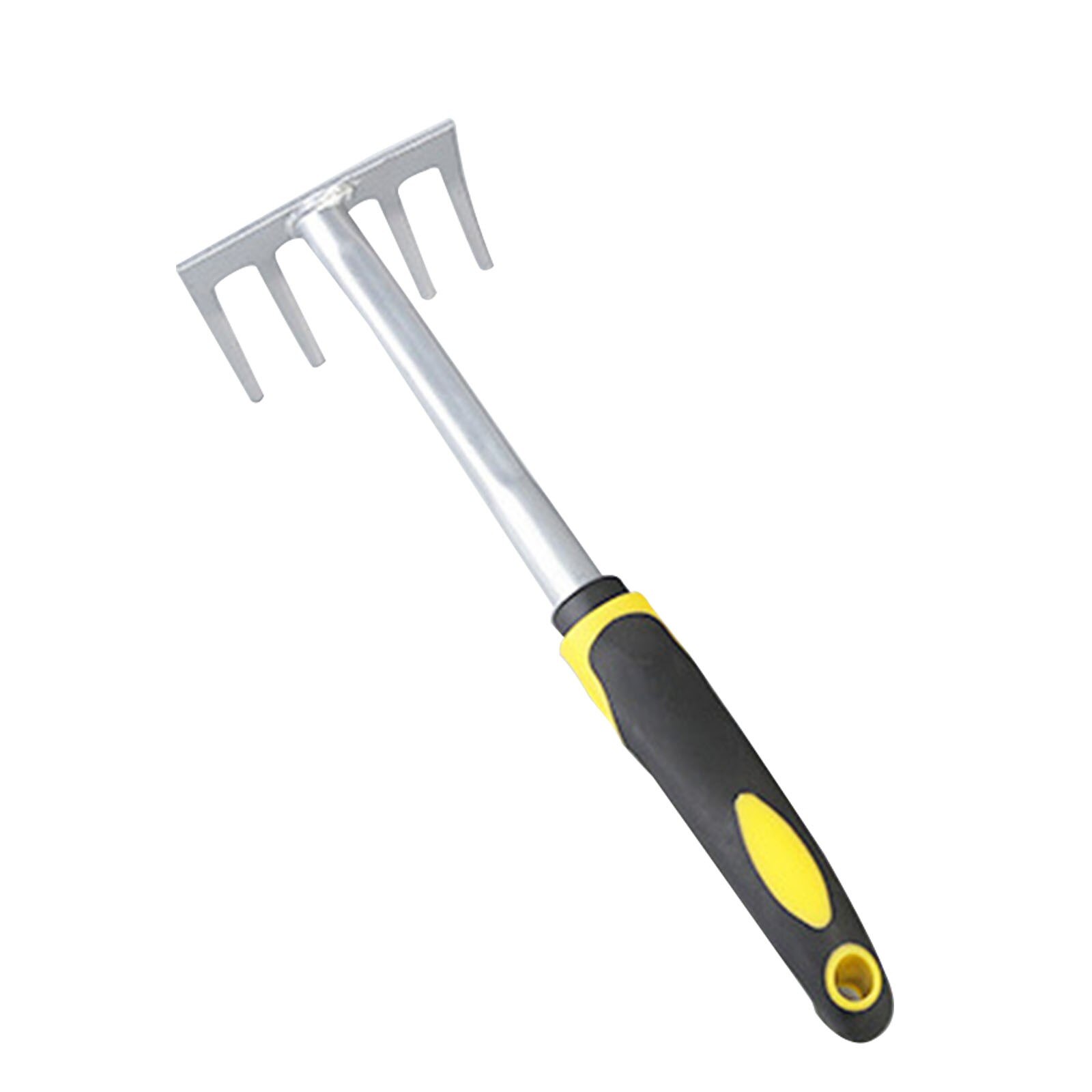 Herramientas manuales portátiles para jardín, rastrillo de pala, juegos de azada para excavar, plantar flores, plantas en maceta, herramienta de jardinería para el hogar