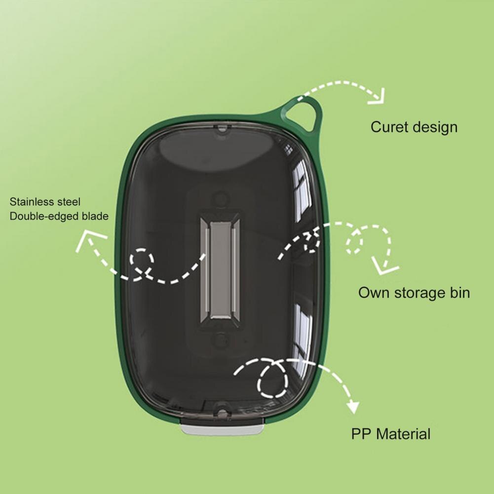 Ergonomic Vegetable Peeler with Storage Holder Plastic Vegetable Chopper Labor-saving Vegetables Grater Slicer Kitchen Tools