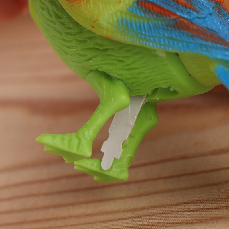 Commande vocale Musique Oiseau Jouet Simulation Mignon Chanter Chanson Jouet Oiseau Cage Décoration