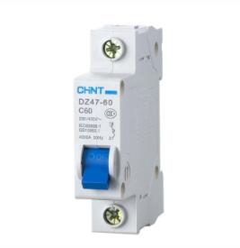 CHINT DZ47-60 C60 1P 60A Household miniature Circuit Breaker with over current and Leakage protection air switch