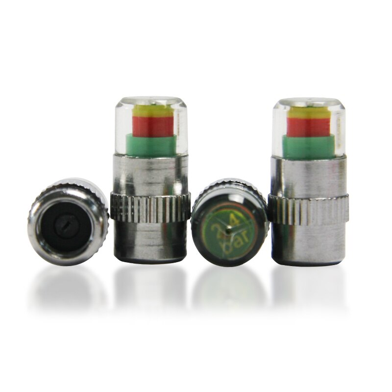4Pcs/Lot ! Universal Tire Valve Pressure Sensor Monitor Light Car Warning Device Auto Electronic tire pressure gauge For Truck