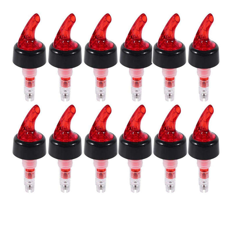 Maatbeker voor drank , 1 oz kunststof maatbekers voor drank automatische maatbeker voor drankkamer schenktuit stop voor drank: Default Title
