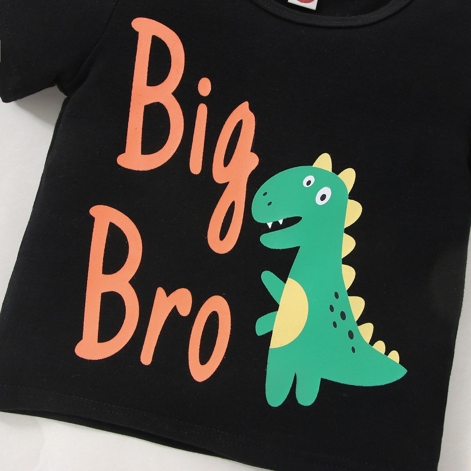 Pasgeboren Baby Boy Kleding Kinderkleding Baby Zomer T-shirt Peuter Leuke Dinosaurus Cartoon Brief Print Korte Mouw Top