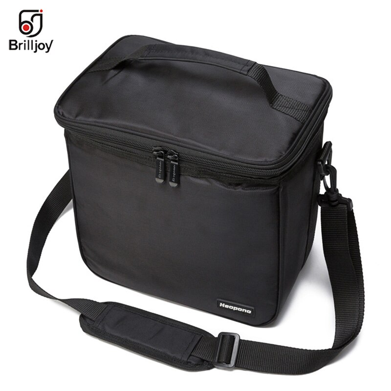 Brilljoy – sac à main isotherme portable, glacière thermique pour véhicule, sac isolé pour l'école, le travail, le pique-nique, sacs alimentaires thermiques, boîte à déjeuner: 14L Black