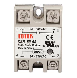 40A single-phase solid state relay module SSR-25DA DC control AC AC AC control AC small SSR-10DA SSR-40DA 10A 25A: SSR-60AA
