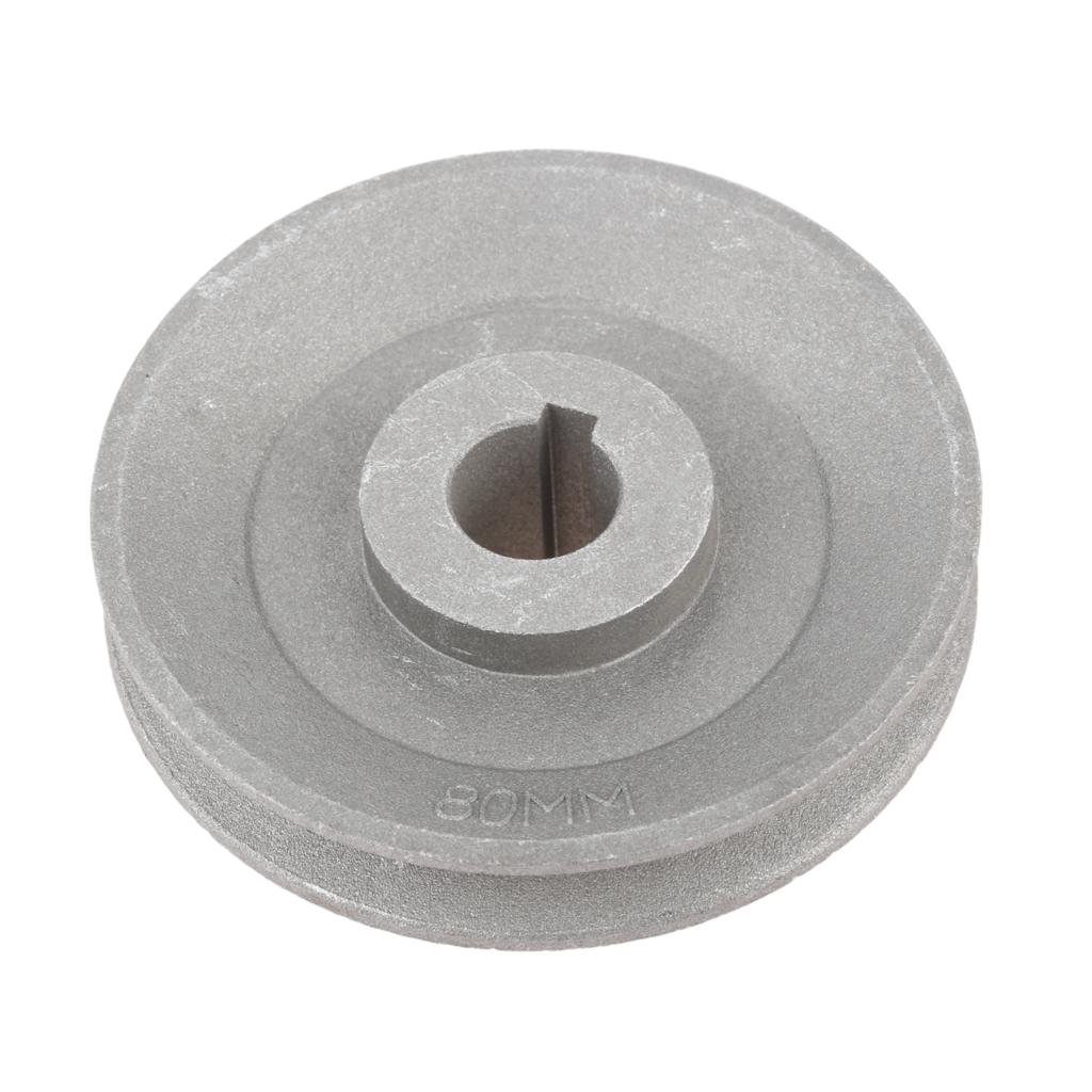 1Pc Aluminum Industrial Sewing Machine Timming Transfer Wheel Pulley Belt Motor Clutch Slow Speed Reducing Multi Size 45mm-120mm: 80mm