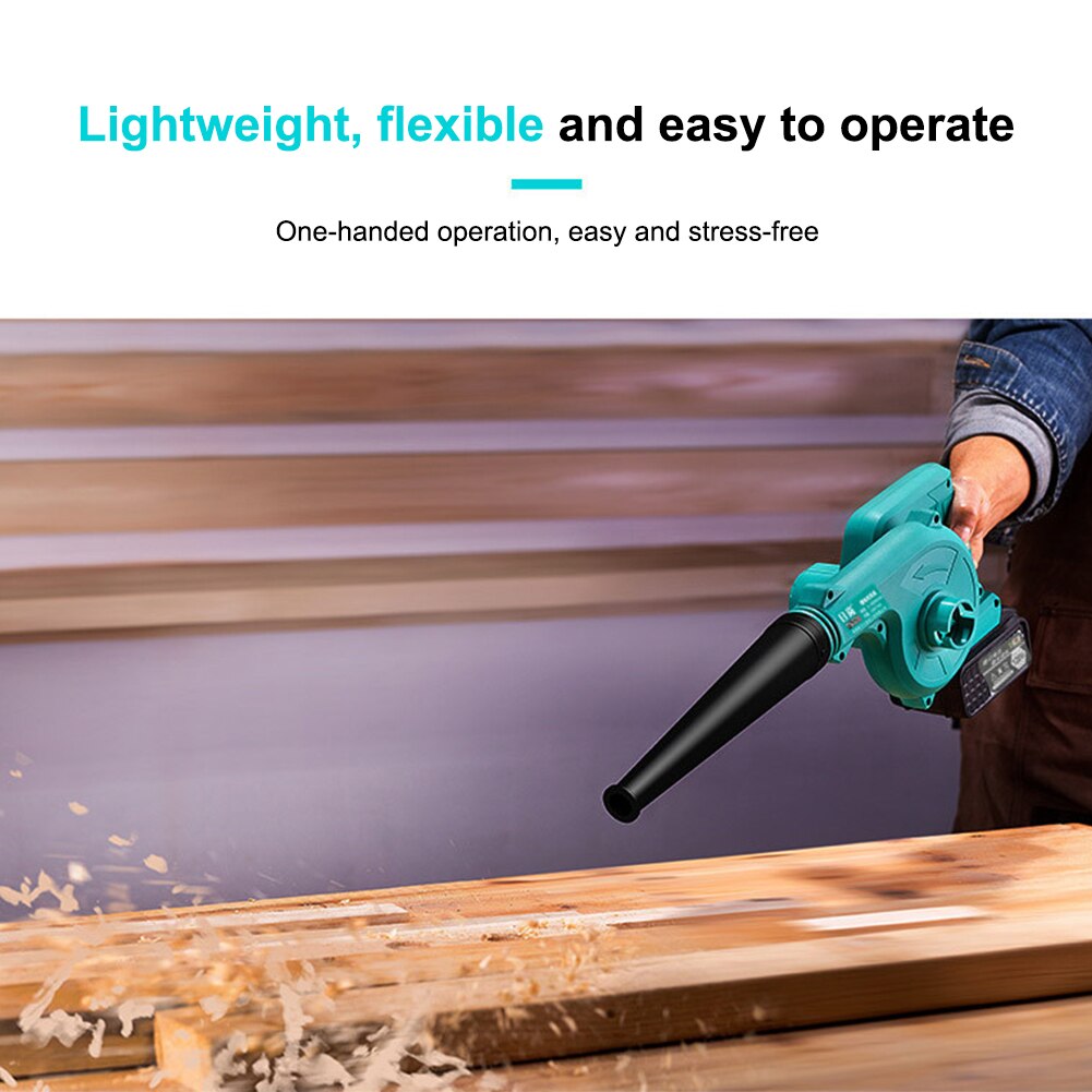 Blower Electric Leaf Cordless Blower 0~18000rpm Handheld Electric Blower Dust Leaf Snow Blower Universal Household Tools