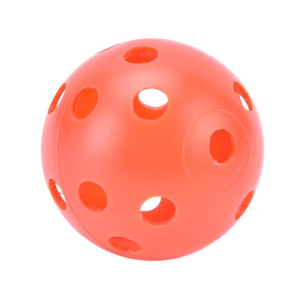 Pelotas de Golf de plástico para estudiantes, pelotas de plástico para practicar Golf, con flujo de aire, colores aleatorios, 20 piezas
