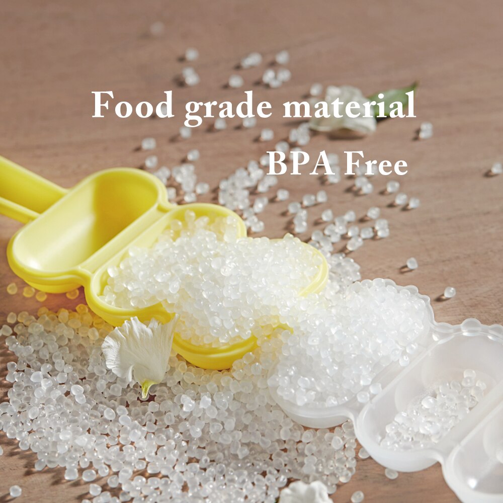 BC Babycare-moldes de bolas de arroz para bebé, herramientas reutilizables para hacer Sushi, accesorios para hacer verduras, carne y arroz, sin BPA
