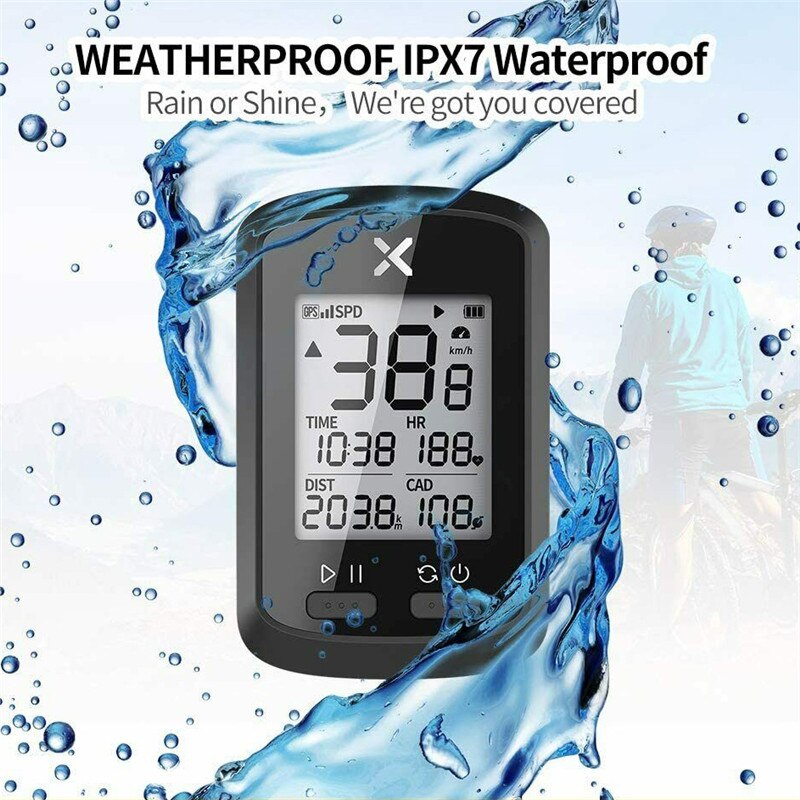 XOSS G + GPS SMART BIKE ciclismo ordenador Bluetooth 1,8 pulgadas pantalla Digital LCD impermeable IPX7 bicicleta ordenador velocímetro