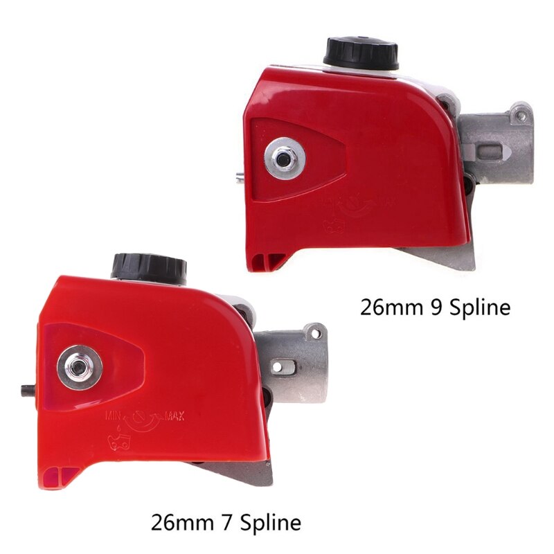 Tree Chainsaw Gear Head 26mm Spline Pole Saw Tree Cutter Chainsaw Gearbox Gear Head Tool 7/9 Spline