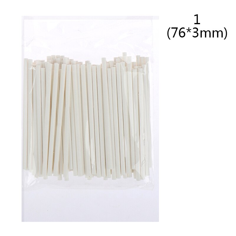 Food-Grade Ice Cream Sticks Cake Lollipop Stick For Lollypop Candy Chocolate Sweet Candy DIY Making Popsicle Sticks: 1