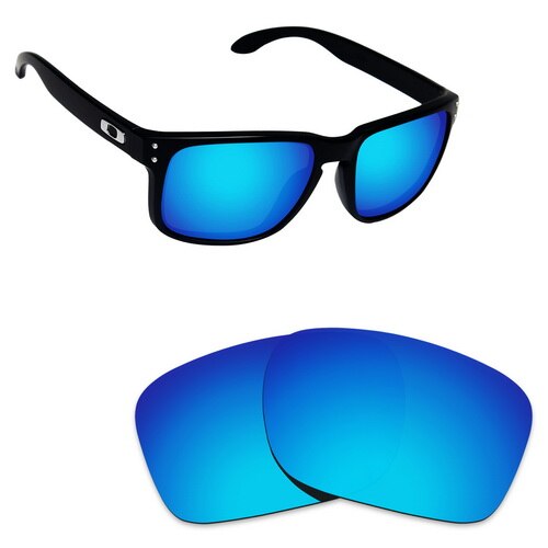 ToughAsNails Polarized Replacement Lenses for Oakley Holbrook Mix Frame - Varieties: Blue Mirrored
