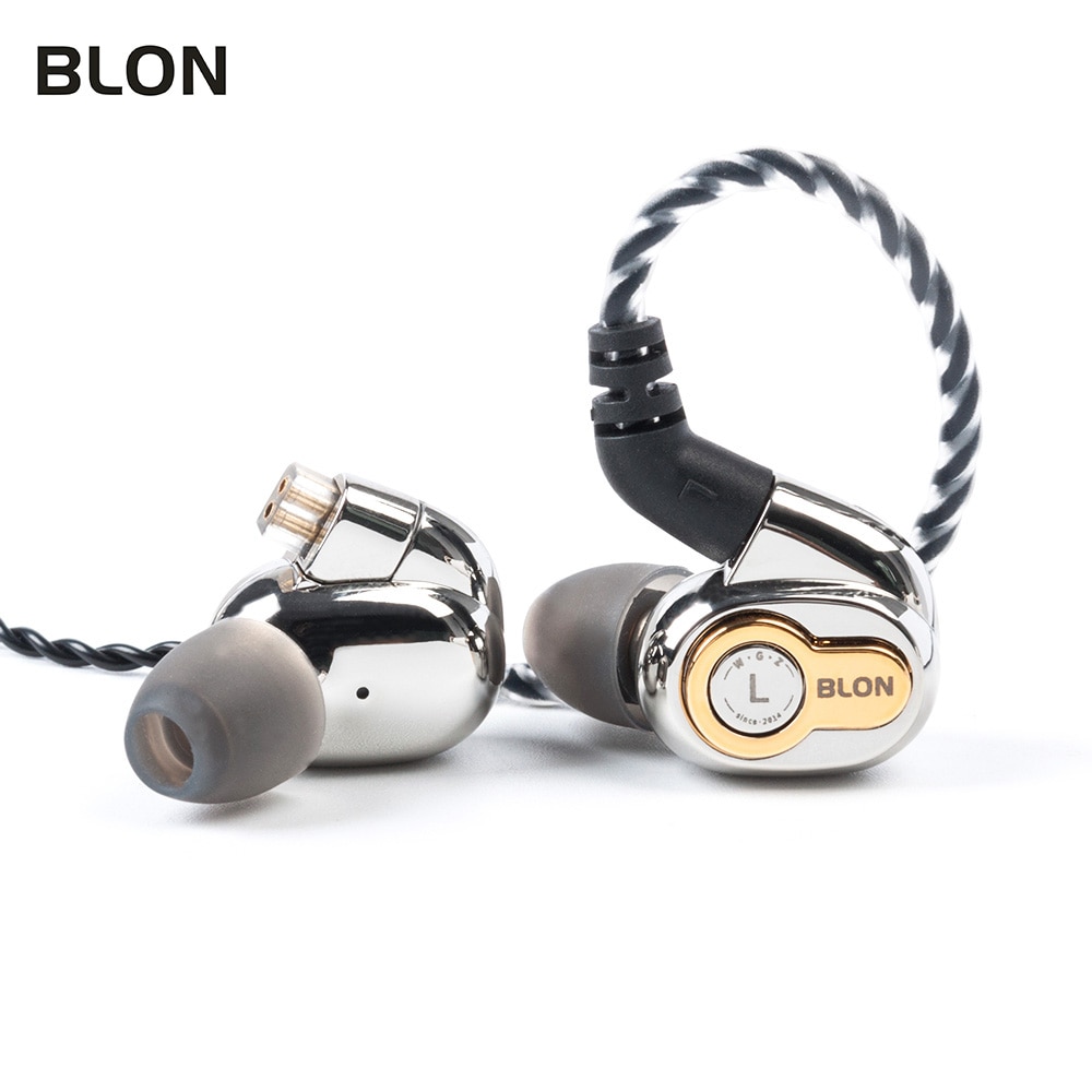 Blon BL-05 bl05 BL-03 bl03 10mm 2nd geração de nanotubo carbono diafragma cnt no ouvido fone alta fidelidade dj esporte fones