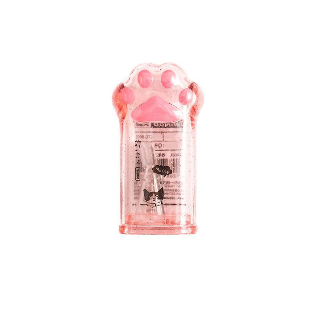 Taille-crayon dessin animé, mignon, griffe de chat, taille-crayon pour élèves: Pink