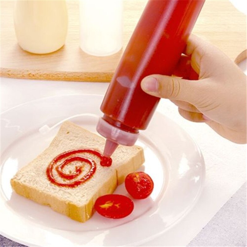 Distributeur de nourriture sèche mural pour salade de Condiment en plastique transparent