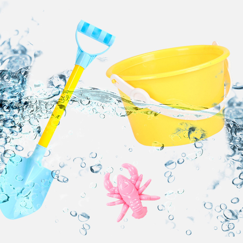 Strand Zand Spelen Speelgoed set Kids Seaside Emmer Schop Hark Kit Play Toy graven zand schop tool Willekeurige Kleur