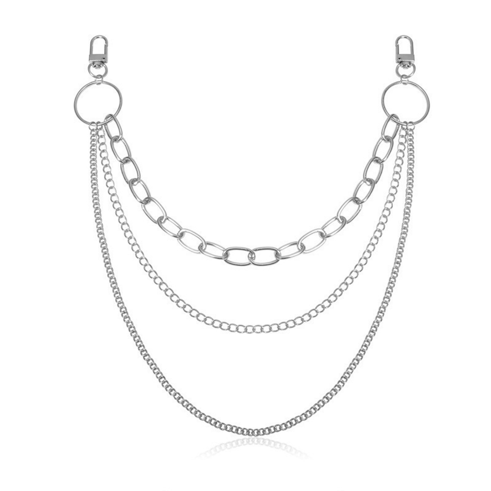 Eenvoudige Hartvormige Taille Chain Unisex Metalen Riem Ketting Broek Decoratie: I