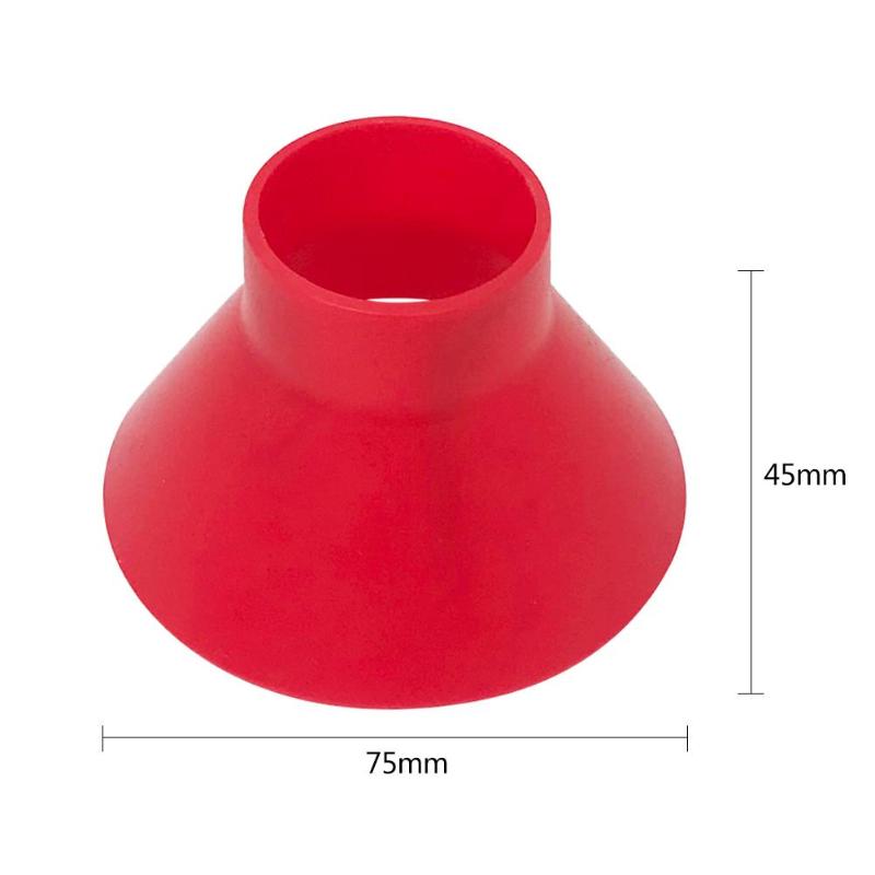 Plastic Car Windshield Ice Scraper Cone Shaped Auto Window Snow Remover Shovel Ice Scraper Outdoor Windows Glass Cleaning Tool: 7.5cm red