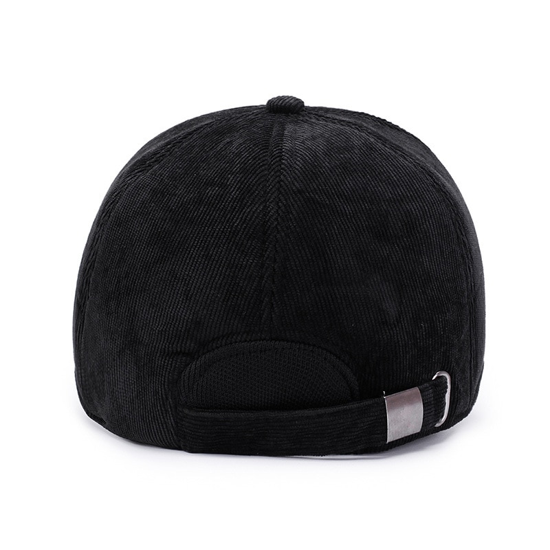 Winter Baseball Cap Katoen Mannen Outdoor Hoed Corduroy Oorbeschermers Warm Baseball Caps Winddicht Vader Hoeden