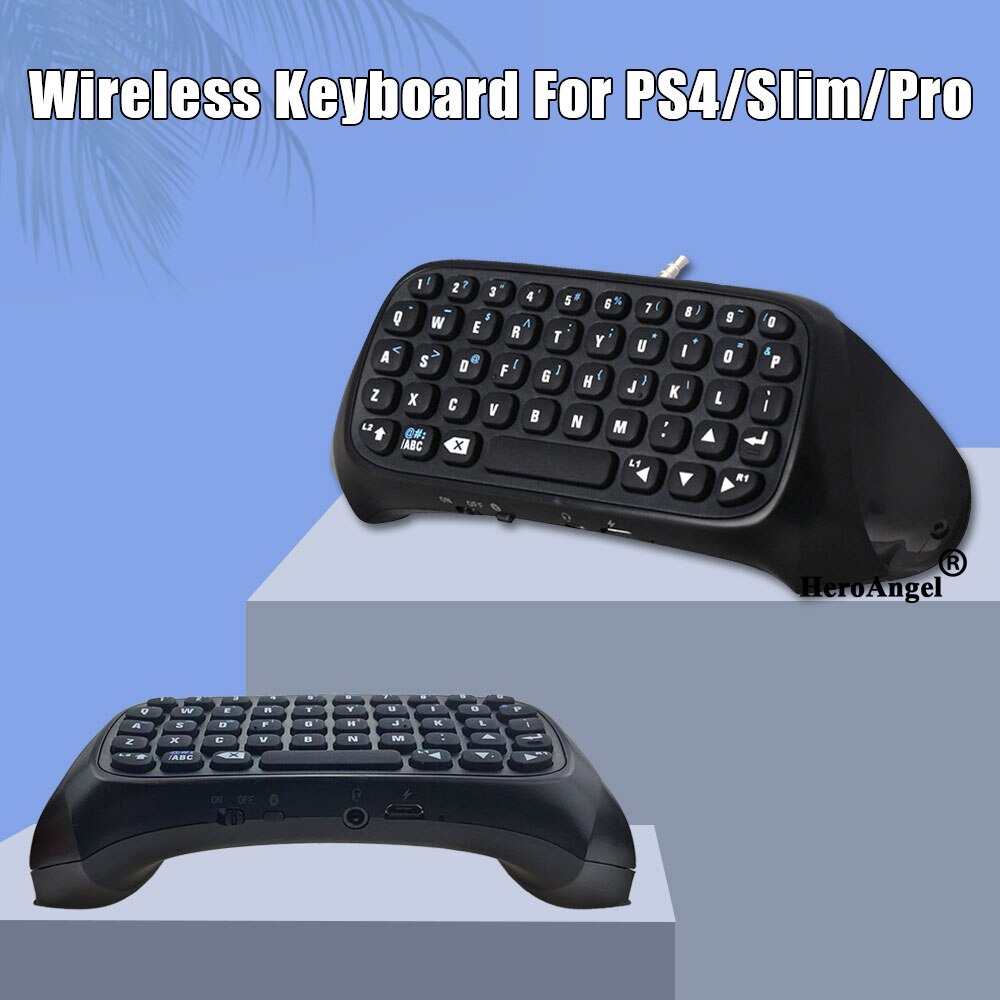 Til  ps4 tilbehør tastatur til dualshock 4 trådløs controller besked chatpad  ps4/ slim/pro til playstation 4/ slim/pro