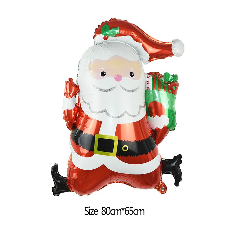 Santa Claus Deer Schneemann Folien-ballone Weihnachten Baum Helium Ballon für Weihnachten Party Dekoration Globals Kinder Spielzeug Neue Jahr Decor: B12