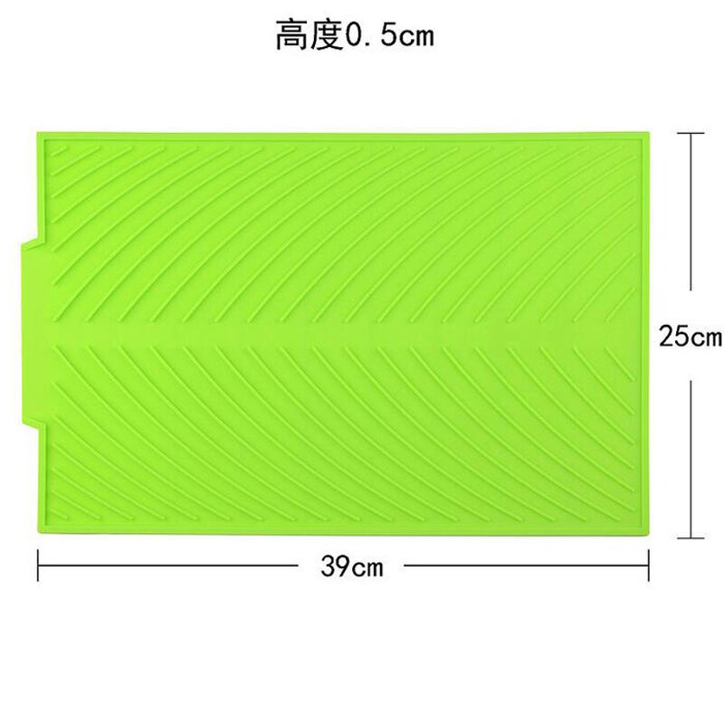 Drain Rack Kitchen Silicone Dish Drainer Tray Large Sink Drying Rack Worktop Organizer Drying Rack for Dishes Tableware