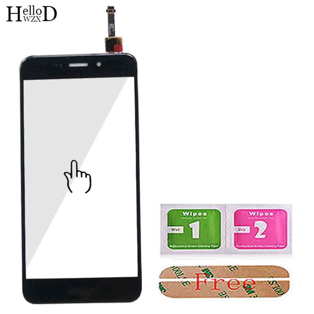 Mobile Touch Screen For Huawei Honor 6C Touch Touchscreen Sensor Panel Digitizer Outer Glass Tools Adhesive Wipes: Darkblue No Tools