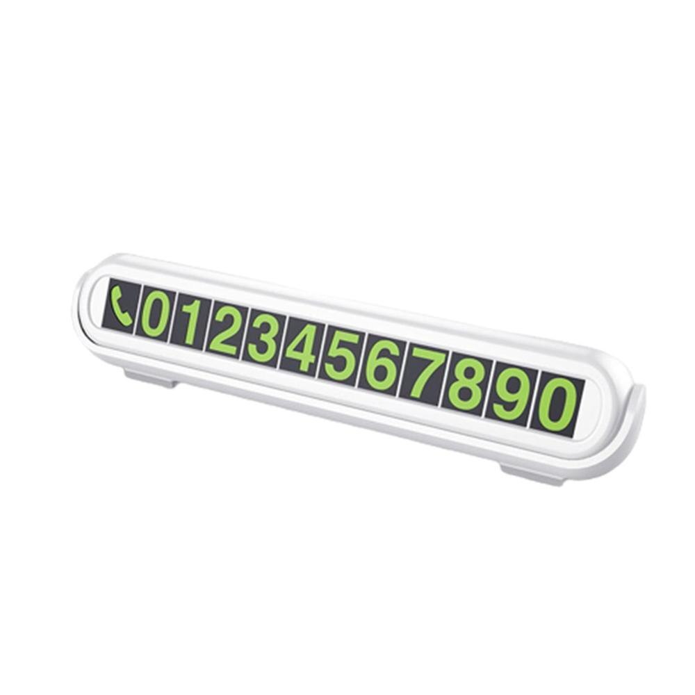 Car Temporary Parking Sign Luminous Car Phone Number Sign Reversal Aroma Parking Card
