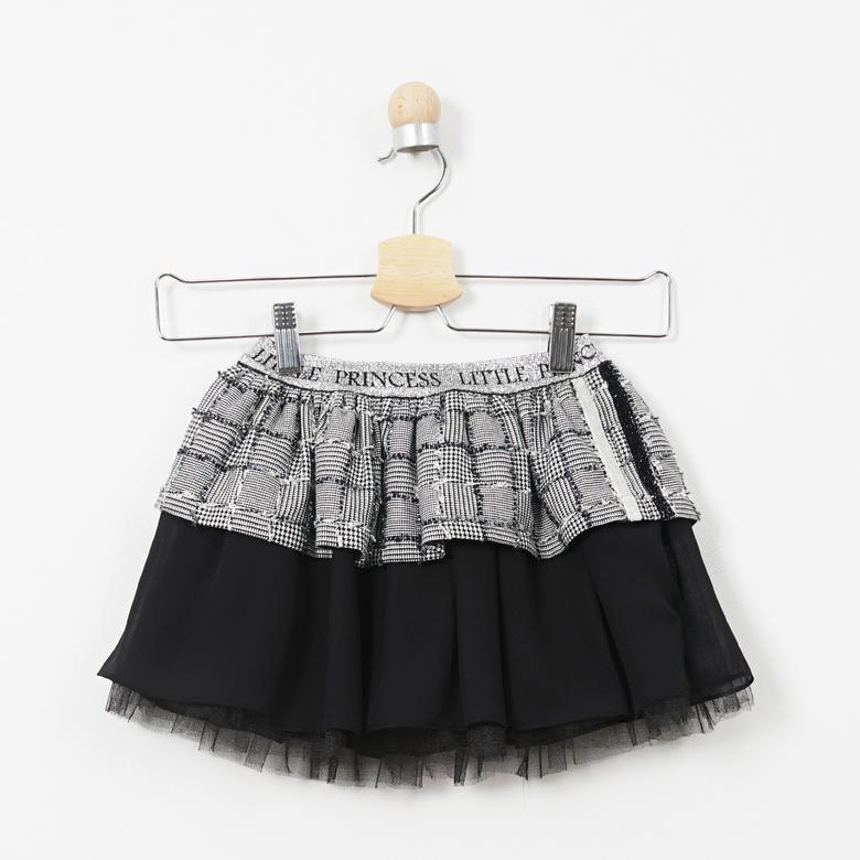 Poncho zwart 88 gingham rok meisjes trend top: 5 jaar oud