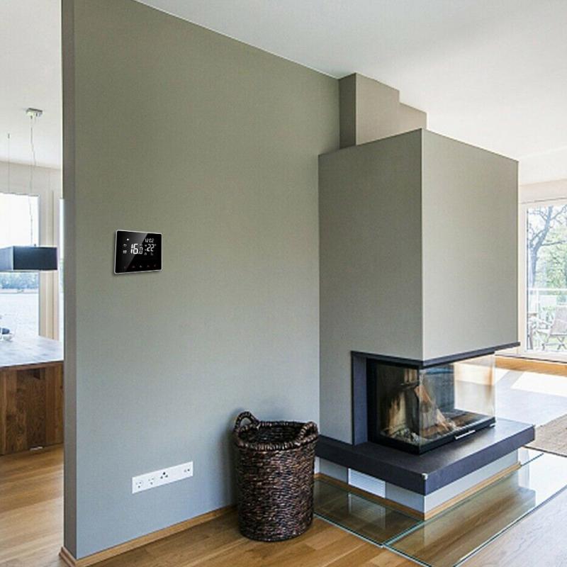 Smart Thermostat School Electric Heating Bedroom LCD Display Flame Retardant PC Hotel Programmable Floor High-power Touch Screen