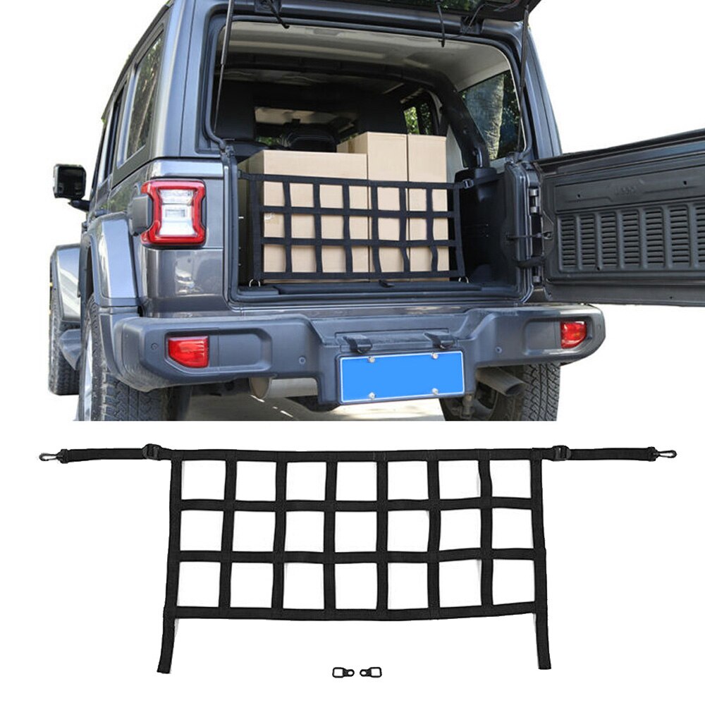 Kofferbak Mesh Bezel Netto Cargo Bagage Zwarte Auto Accessoires Praktische