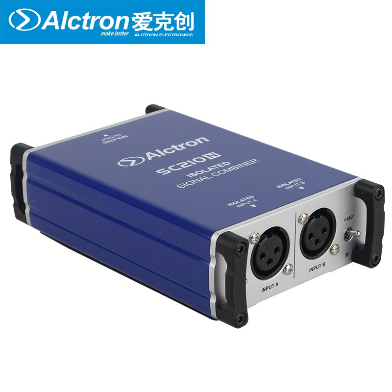 Alctron SC210N micrófono de caja DI , interfaz de entrada de señal de audio multicanal para rendimiento de escenario