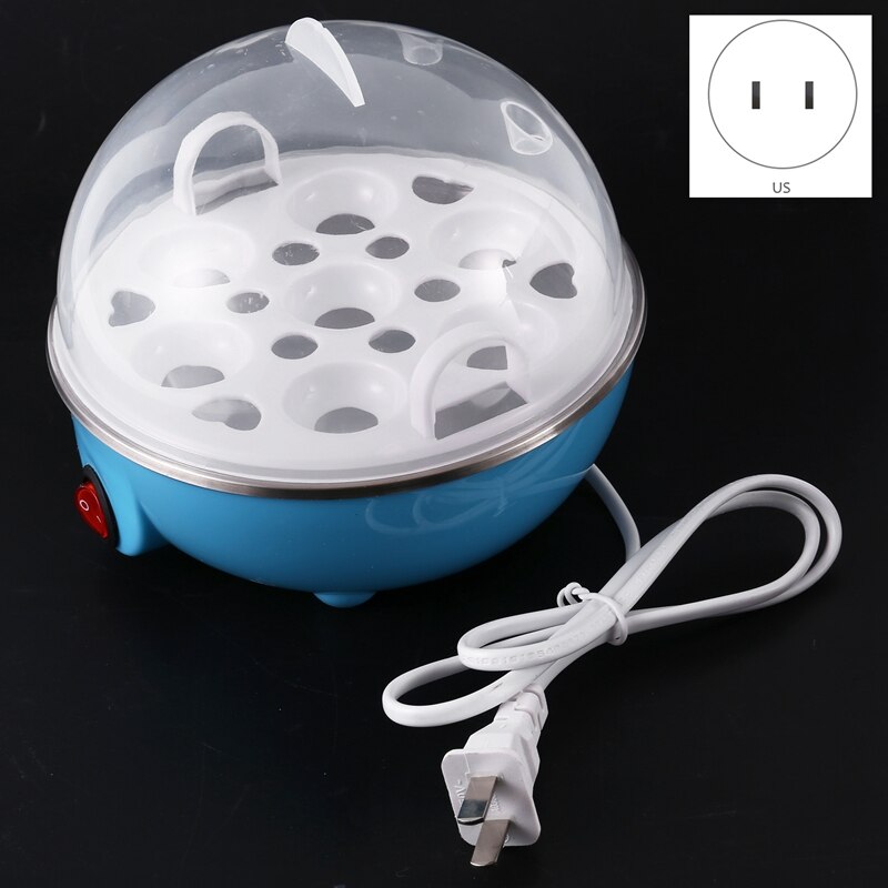 Rapid Egg Cooker Electric Egg Cooker for Omelet Eggs & Soft, Medium, Hard-Boiled Egg Boiler Cooker US Plug