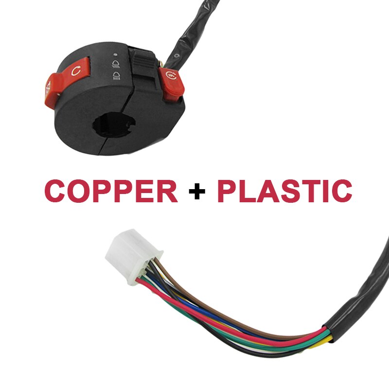 ATV Light Button Switch 3 Function Left Handlebar Switch Assembly For 50/70/90/110/125CC ATV Quad Dirt Bike ATV Accessories