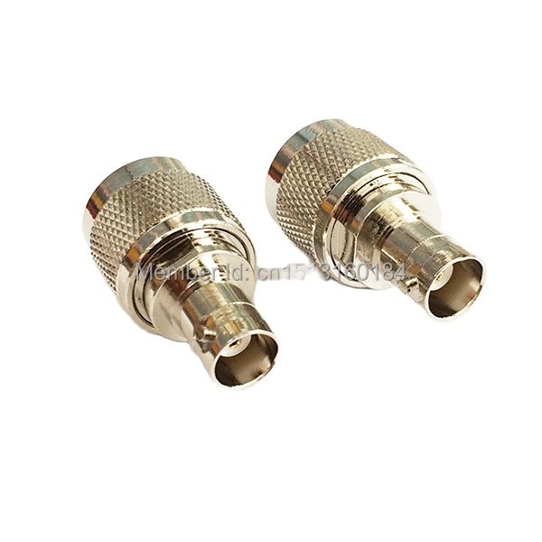 1pc UHF Stecker auf Bnc-buchse Jack RF koax Konverter Gerade Vernickelt