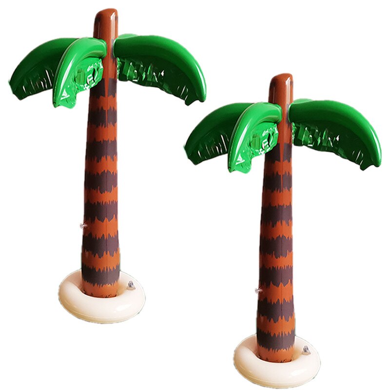 Water Play Inflatable Coconut Tree Pool Party Activity Props Simulation Inflatable Palm Tree Large Coconut Tree Pool Swiming Toy