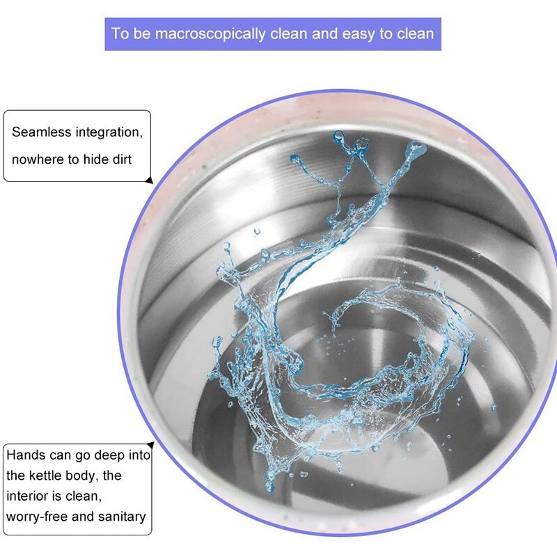 Tekanna, visslande vattenkokare av rostfritt stål för allt te -spishäll, tunn bas på , 2.5 liter