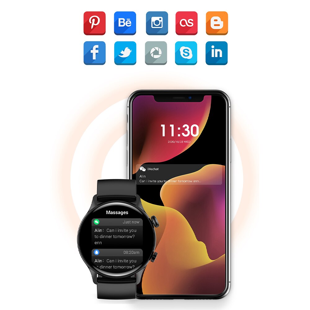 Colmi I30 Vlaggenschip Smartwatch Mannen 1.36 Inch Amoled 390*390 Scherm Ondersteuning Altijd Op Display Smart Horloge IP68 Waterdicht