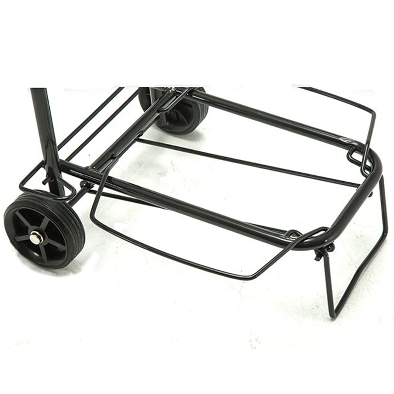 CHOAN 360 degree rotating universal wheel folding beauty salon trolley iron metal tool rolling storage cart for luggage bag