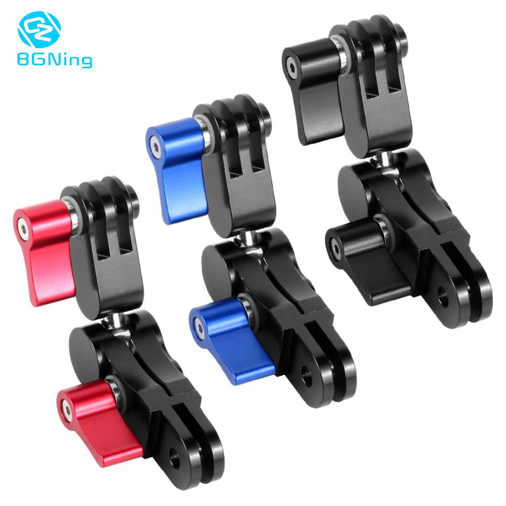 BGNing 360 Degree Rotation Metal Adapters Helmet Adapters Mounts for Gopro for Osmo Action for AKASO EK7000 4K Action Camera