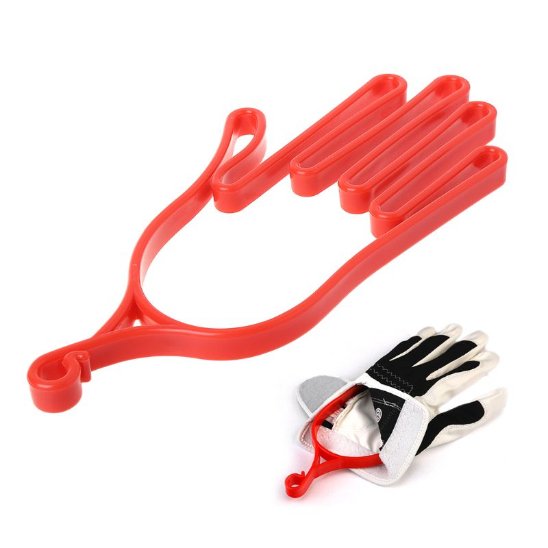 22.5 cmgolf handsker båre golfspiller værktøj gear plast rack tørrer bøjle golf plast tilbehør  w20