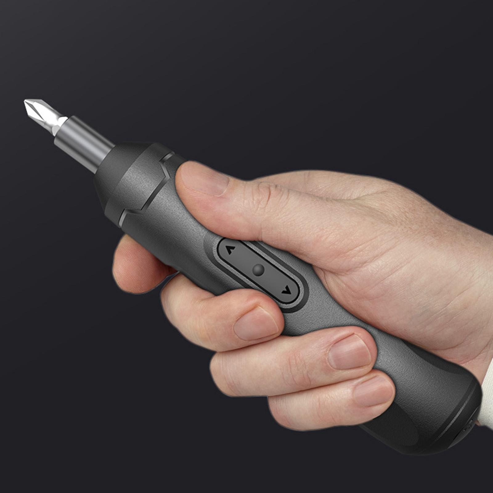 Portable Mini Electric Screwdriver Set 3.6V 850mAh Power Tool Impact Driver Power Drill Cordless for Household DIY Project: Package B