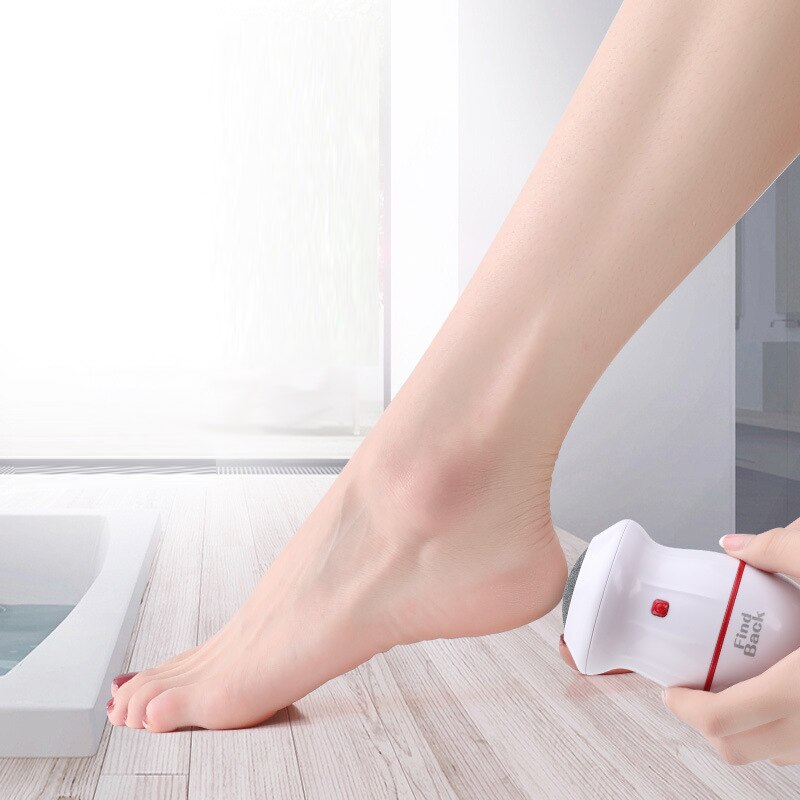 Electric Vacuum Adsorption Foot Grinder Pedicure Tools Foot Tool Remover Absorbing Machine Dead Skin Callus Polisher Scrubbers: CNL022-RED