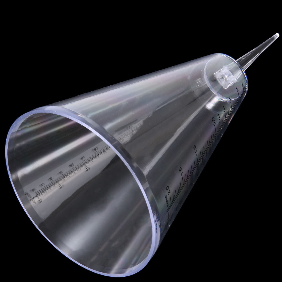 Cone Rain Gauge Measurement Ground Spike Precipitation Garden Yard Rainfall Measuring Tools Outdoor Meteorological Measurer