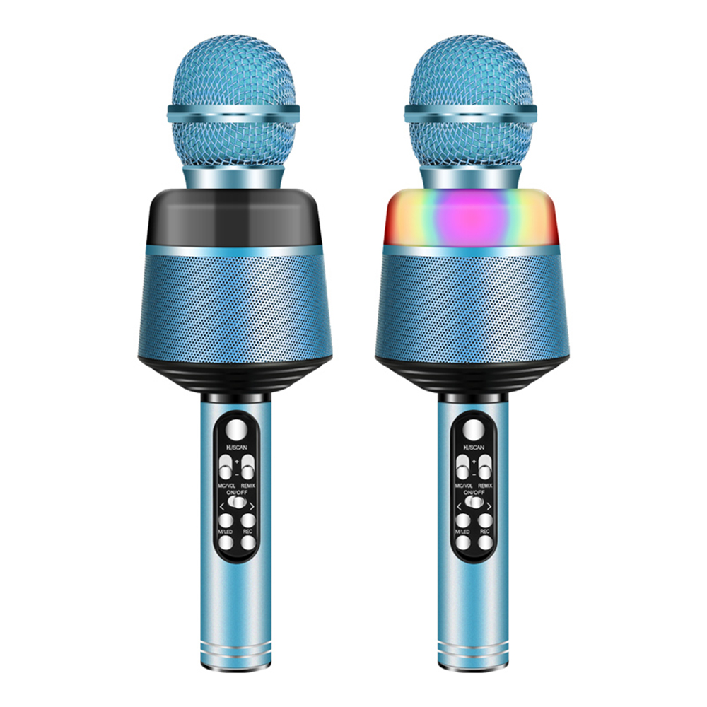 Trådløs bluetooth bærbar håndholdt karaoke mikrofon højttaler til hjemmefest børns tale møde mikrofon mikrofon ws -858