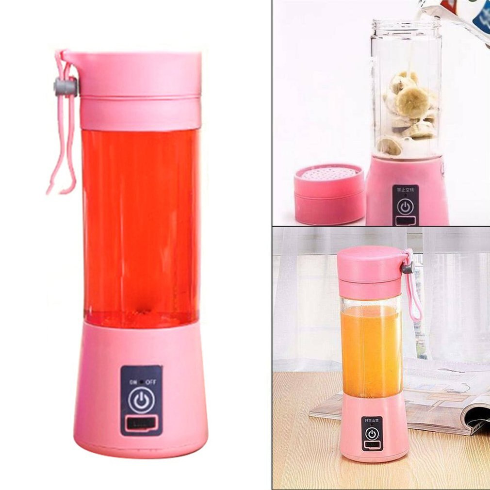 Bærbar usb frugtjuicer shaker flaske elektrisk juicer smoothie maker blender mini husholdnings juicer