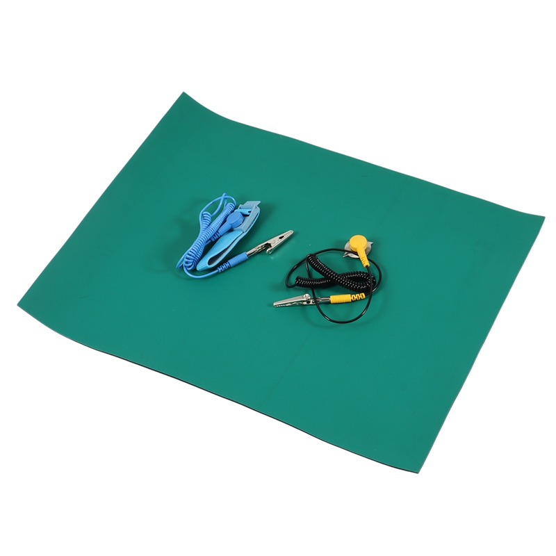 ESD Anti-Static Table Mat + Ground Wire + ESD Wrist Strap For Mobile Phone Solder Repair: Default Title