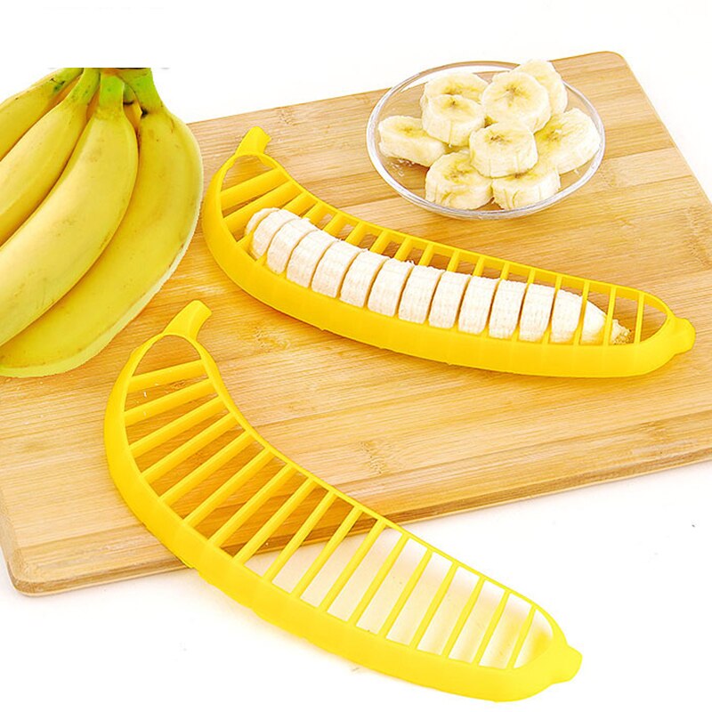 Banan slicer cutter for frukt banan kniv frukt slicer fruktsalat viktig