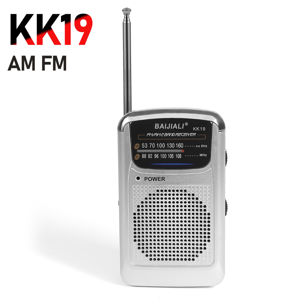 Nødradio sw/am/fm-radio teleskopantenne fullbølgebånd multifunksjonelle radioer innebygd høyttaler for utendørs bruk: Grønn